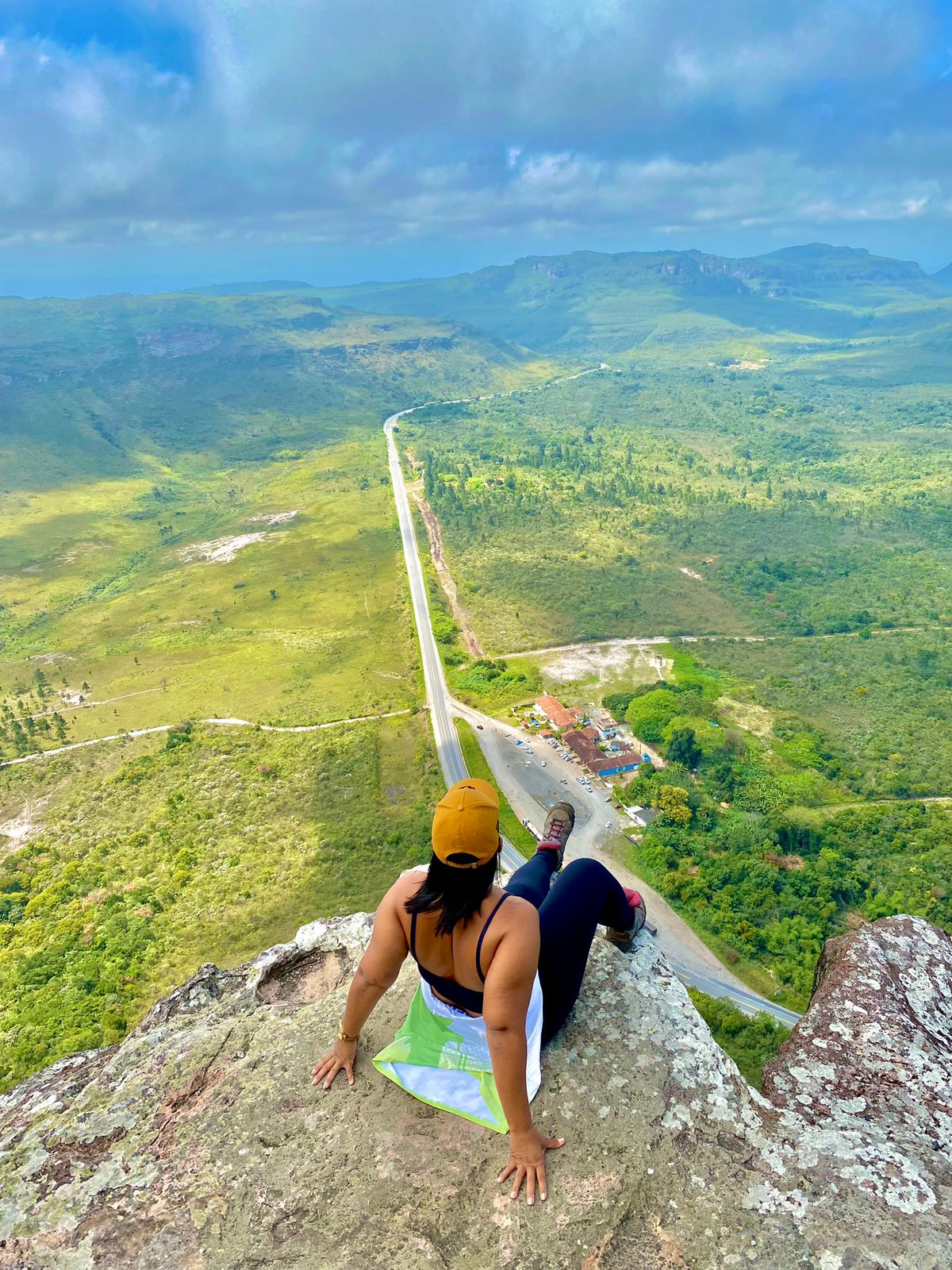 Viajante no coração de flores